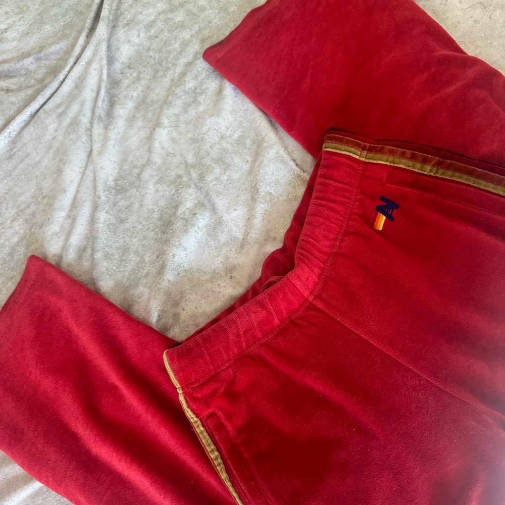 Aviator nation velvet, red tracksuit pants no longer make the style medium￼